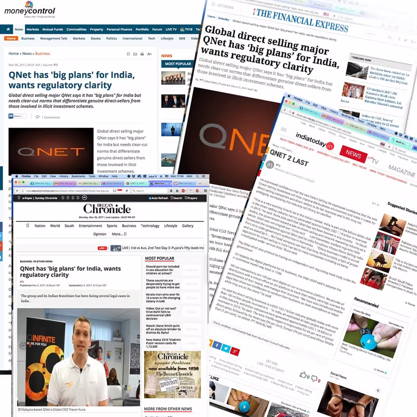 "Big Plans for India" - QNet Global CEO Speaks with Indian Media