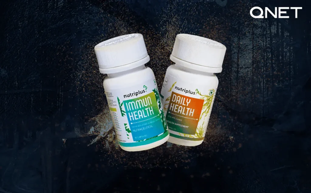 An image featuring Nutriplus ImmunHealth and DailyHealth