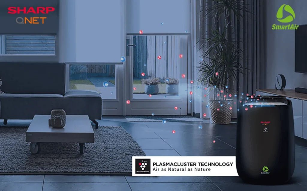 SHARP-QNET SmartAir with Plasmacluster Ion Technology to provide pure and fresh air