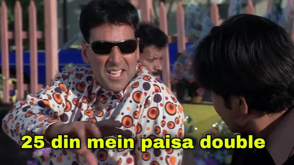 25 Din mein Paisa Double Meme -QNET India Red Alerts