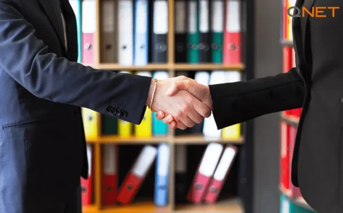 handshake trust and professional ethics
