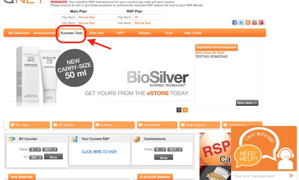 qnet business tools