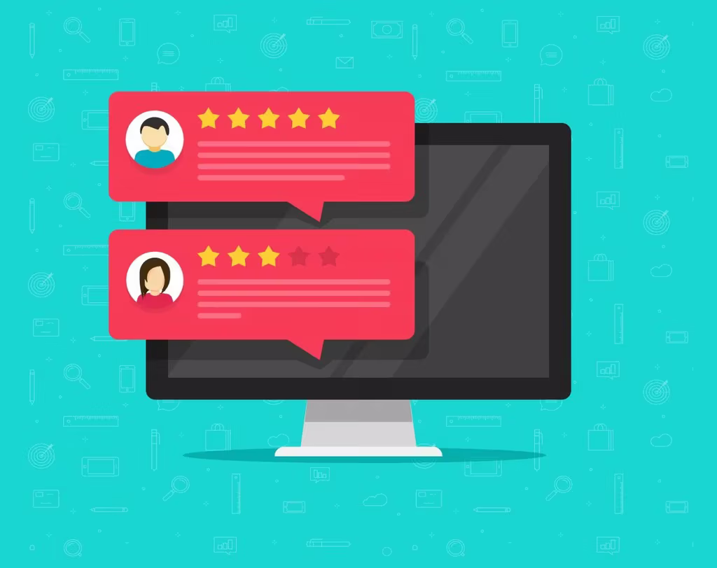 QNET's Social Media Policy: An animated image on testimonials