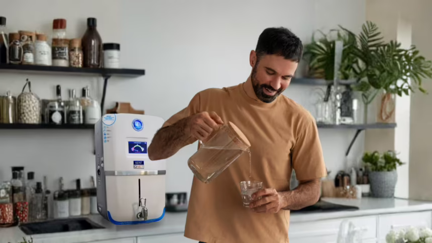 Clean drinking water and effective water purification supporting gut health, digestion, and overall wellbeing